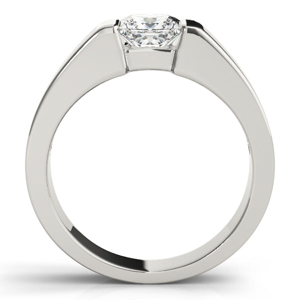 Platinum White Diamond Solitaire Engagement Ring