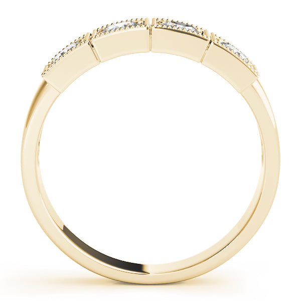 18K Yellow Gold 1/3 CT Diamond Engagement Ring
