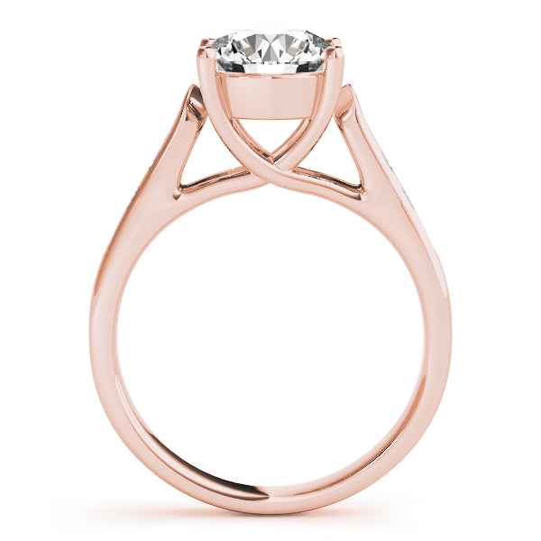 18K Rose Gold 1.3 ctw Round Diamond Engagement Ring