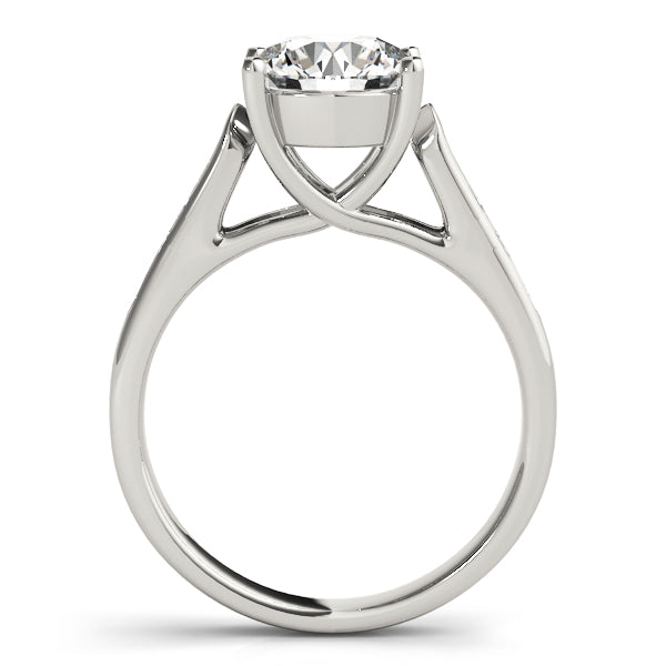 14K White Gold 1.38ctw Diamond Trellis Ring