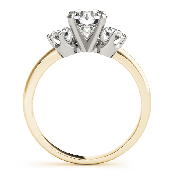 ENGAGEMENT RINGS 3 STONE ROUND