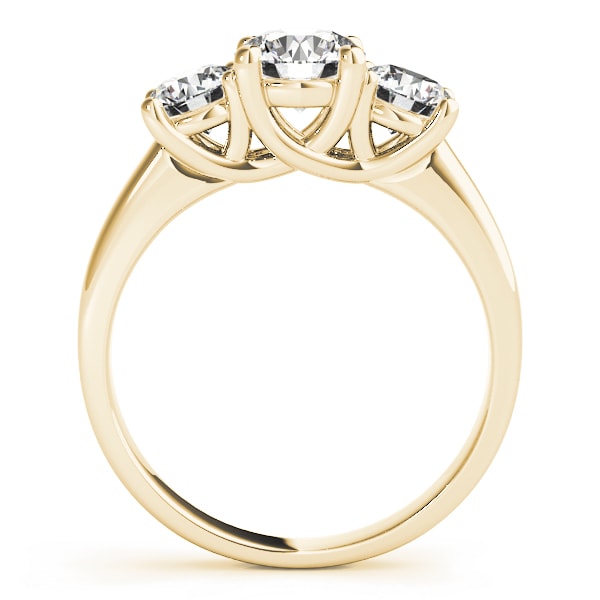 ENGAGEMENT RINGS 3 STONE ROUND