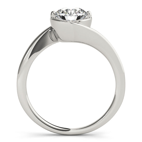 1 CT Platinum Round Diamond Engagement Ring