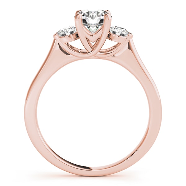 ENGAGEMENT RINGS 3 STONE ROUND