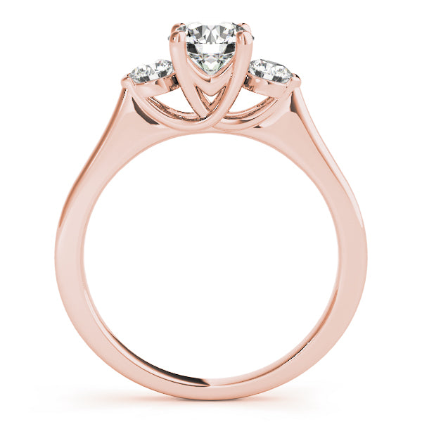 14K Rose Gold 1ctw Round Diamond Engagement Ring
