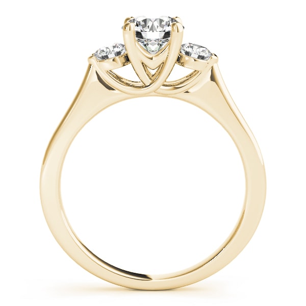 ENGAGEMENT RINGS 3 STONE ROUND