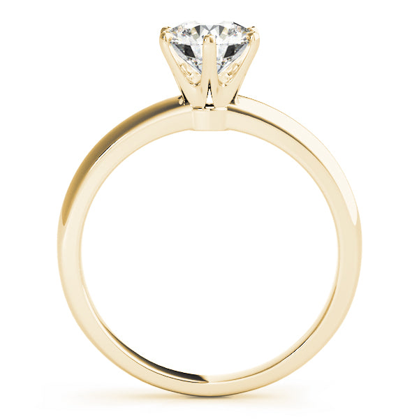 18K Yellow Gold 1 CT Diamond Engagement Ring