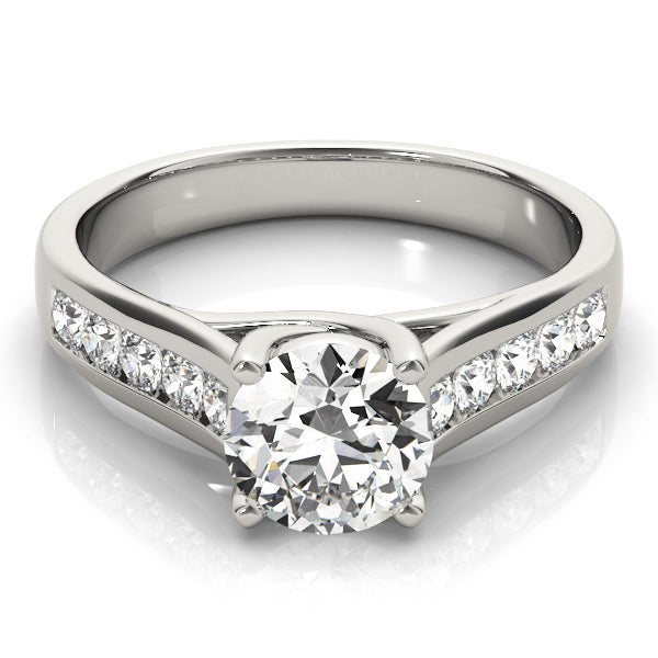 18K White Gold 1.38ctw Diamond Trellis Ring