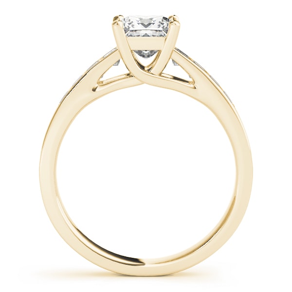14K Yellow Gold 1 ct tw Trellis Diamond Engagement Ring