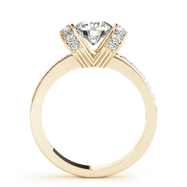 18K Yellow Gold 1.5 ctw Diamond Engagement Ring