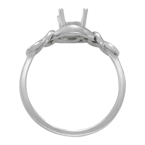 Platinum 1/2 CT Round Diamond Fashion Ring