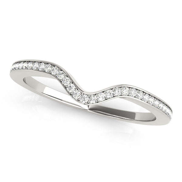 Platinum White Diamond Wedding Ring