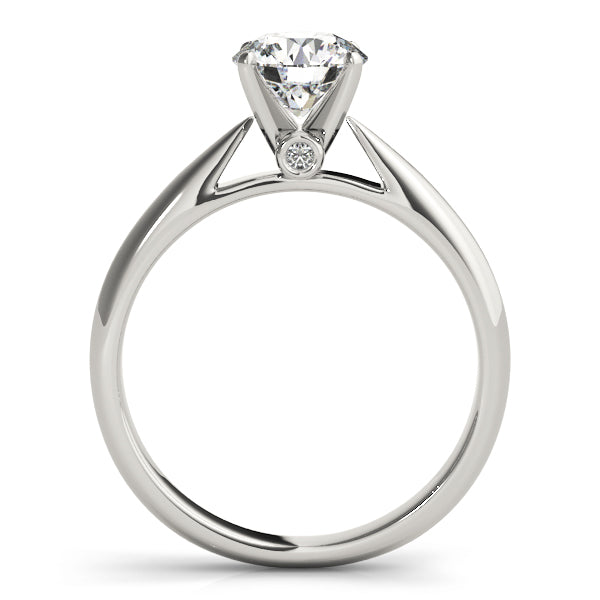 18K White Gold 1 ct Diamond Engagement Ring Solitaire
