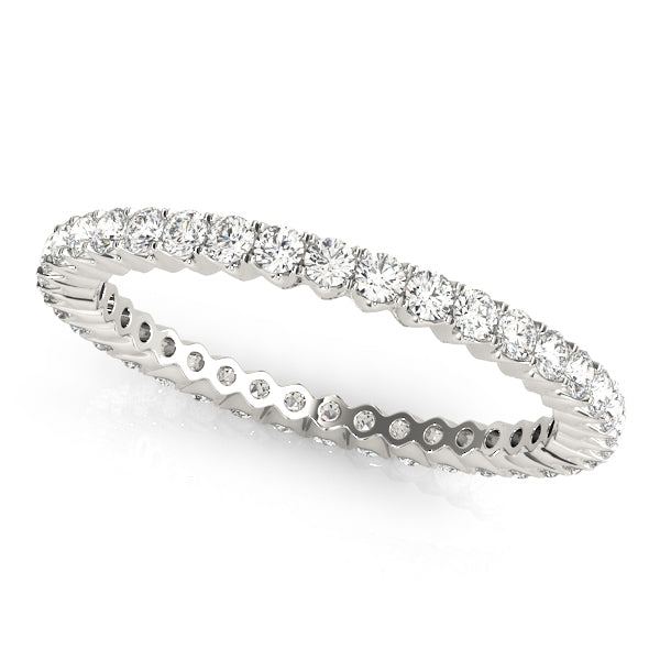 14K White Gold 0.25 ctw Diamond Wedding Band