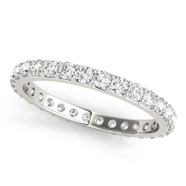 18K White Gold Diamond Wedding Ring