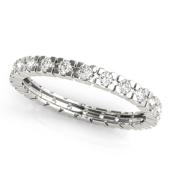 Platinum White Diamond Wedding Ring