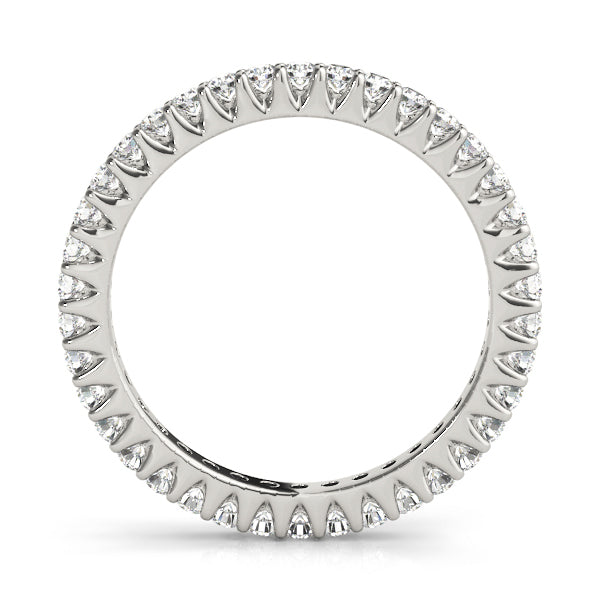 18K White Gold 7/8 ct Diamond Wedding Band
