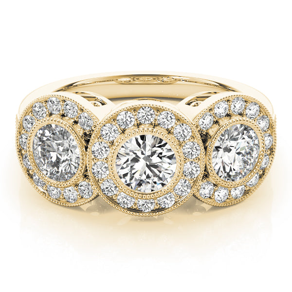 18K Yellow Gold 1.05 ctw Diamond Engagement Ring