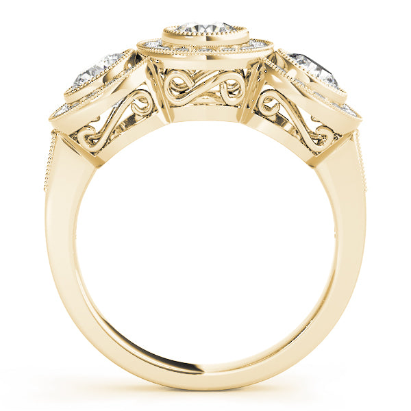 18K Yellow Gold 1.05 ctw Diamond Engagement Ring