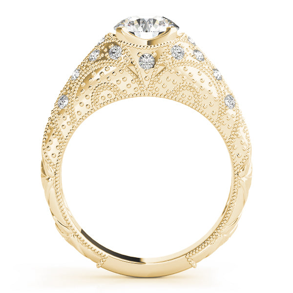 14K Yellow Gold Vintage 1.21ctw Diamond Ring