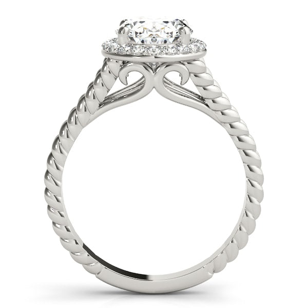 Halo Diamond Engagement Ring