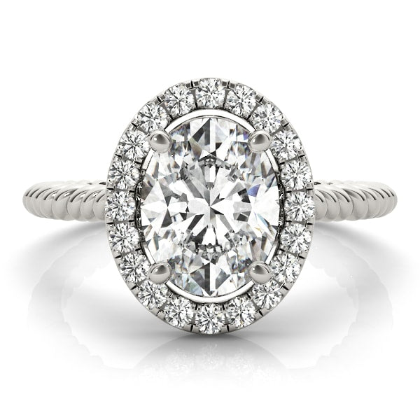 Halo Diamond Engagement Ring