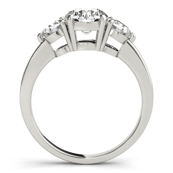 14K White Gold 1.5 ctw Round Diamond Engagement Ring