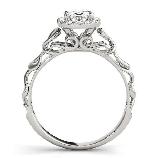 Halo Diamond Engagement Ring