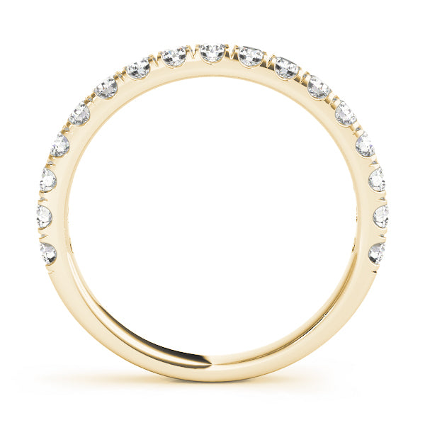 14K Yellow Gold 1 CT Diamond Wedding Band
