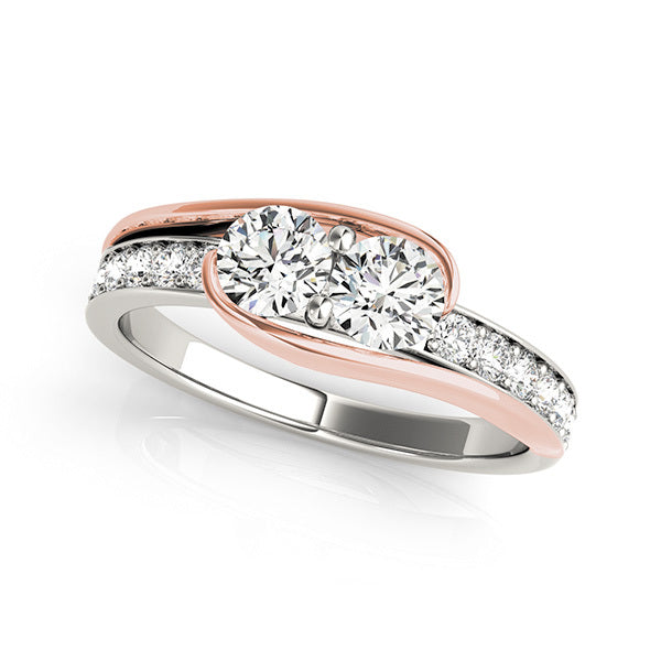 14K White Gold Multi-Diamond Fashion Ring