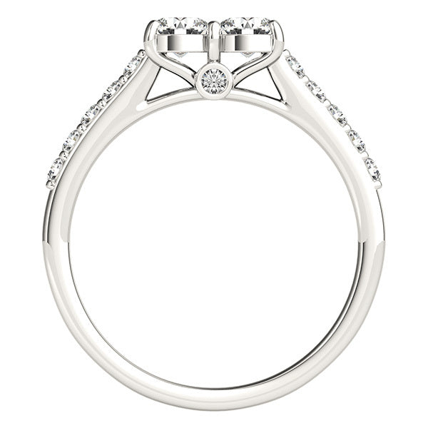 Platinum White 1.25ctw Round Diamond Ring