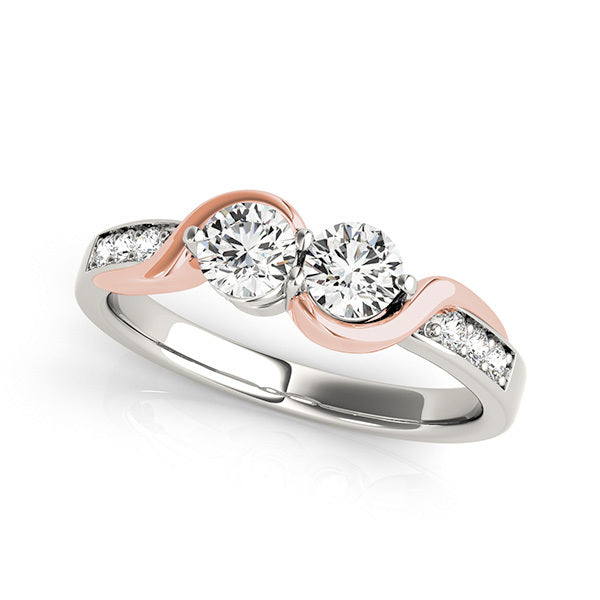 18K White Gold Multi-Diamond Fashion Ring