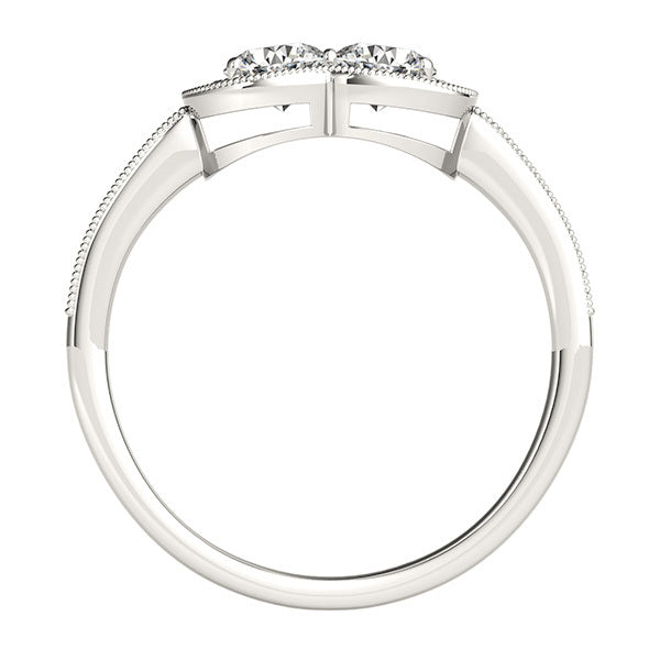 Platinum White Multi-Diamond Fashion Ring