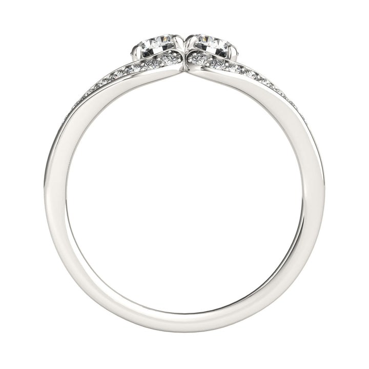 Platinum Multi-Diamond Fashion Statement Ring