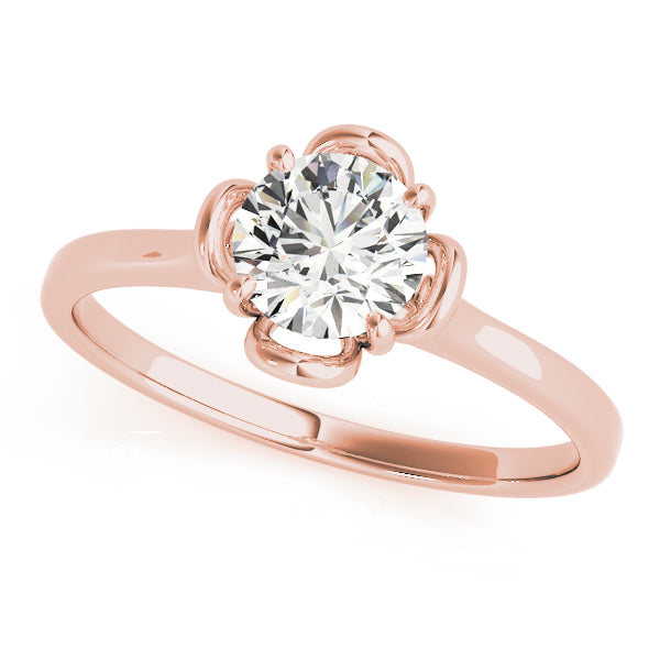 18K Rose Gold 0.33ct Diamond Engagement Ring