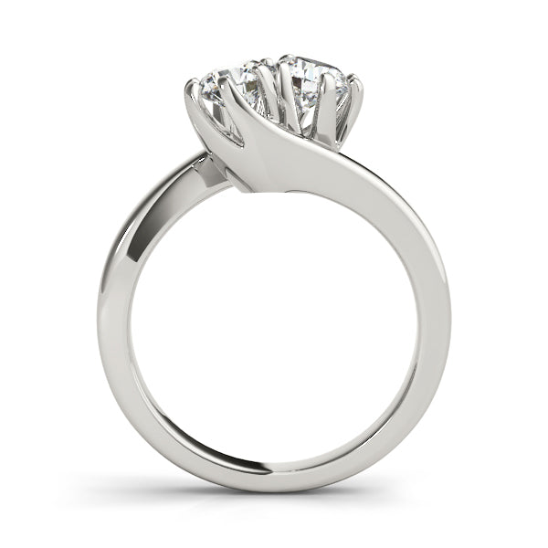 18K White Gold 1ctw Round Diamond Fashion Ring