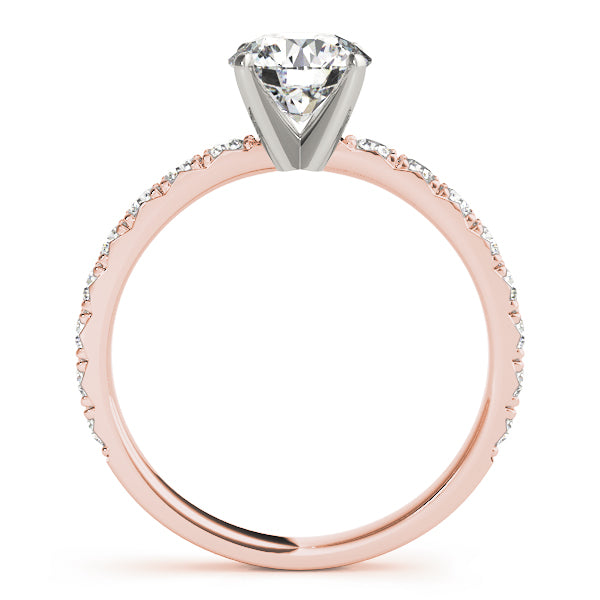 18K Rose Gold 1.33ctw Round Diamond Engagement Ring