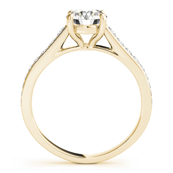18K Yellow Gold 1.33ctw Round Diamond Engagement Ring
