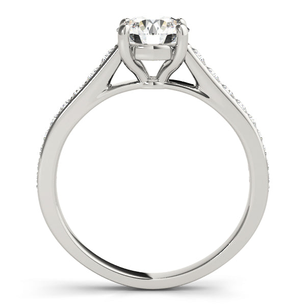 Platinum 1.33ctw Round Diamond Engagement Ring