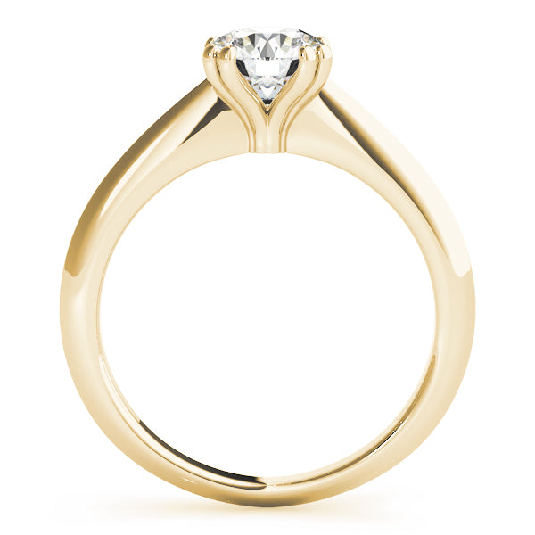 18K Yellow Gold 1ct Diamond Solitaire Engagement Ring