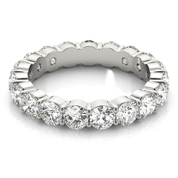 14K White Gold Diamond Wedding Ring