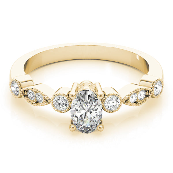 18K Yellow Gold Diamond Fashion Ring