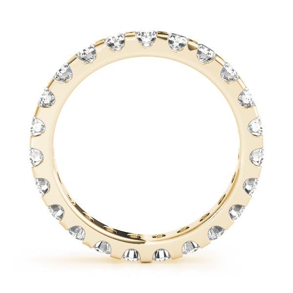 18K Yellow Gold Multi-Diamond Wedding Band