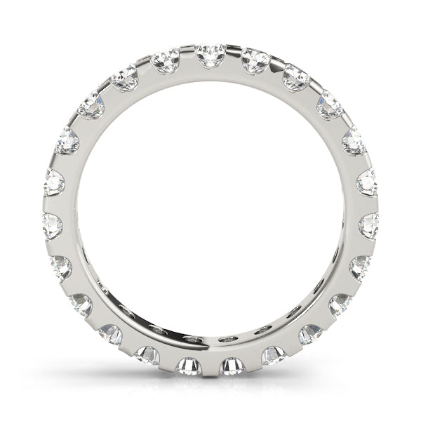 Platinum 1/4 CT Diamond Wedding Ring Band