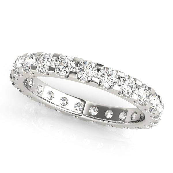 Platinum 1/4 CT Diamond Wedding Ring Band