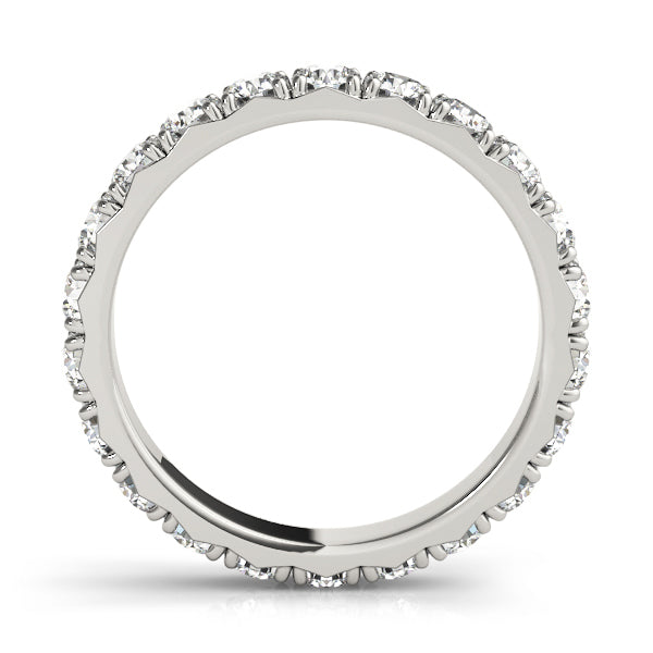 18K White Gold Diamond Wedding Ring