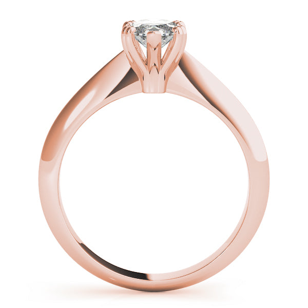 18K Rose Gold 1 CT Marquise Diamond Ring