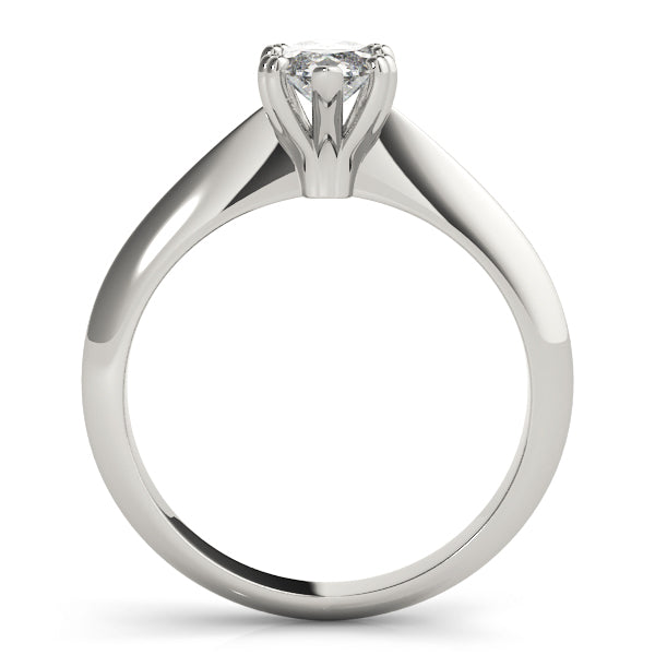 14K White Gold 1 CT Marquise Diamond Engagement Ring