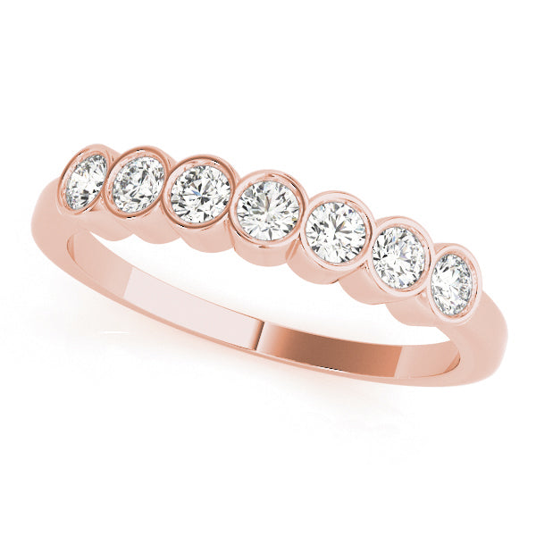 18K Rose Gold Diamond Fashion Band