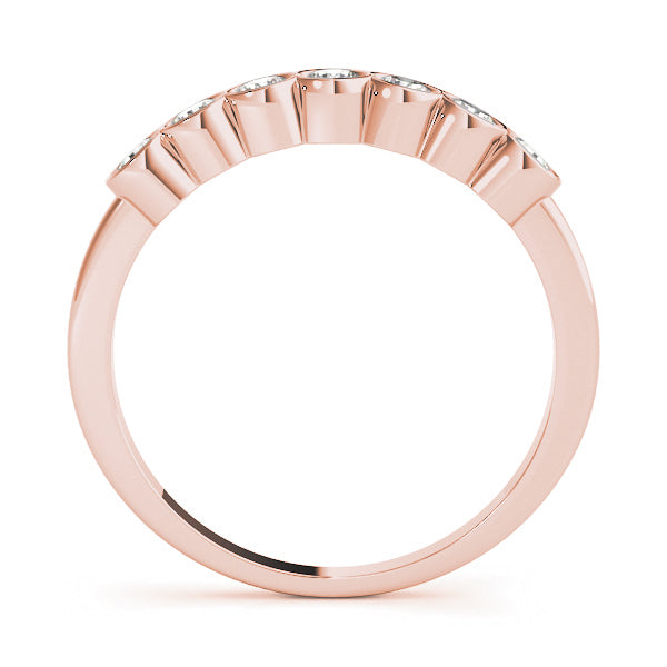 14K Rose Gold Lab Diamond Fashion Band Ring